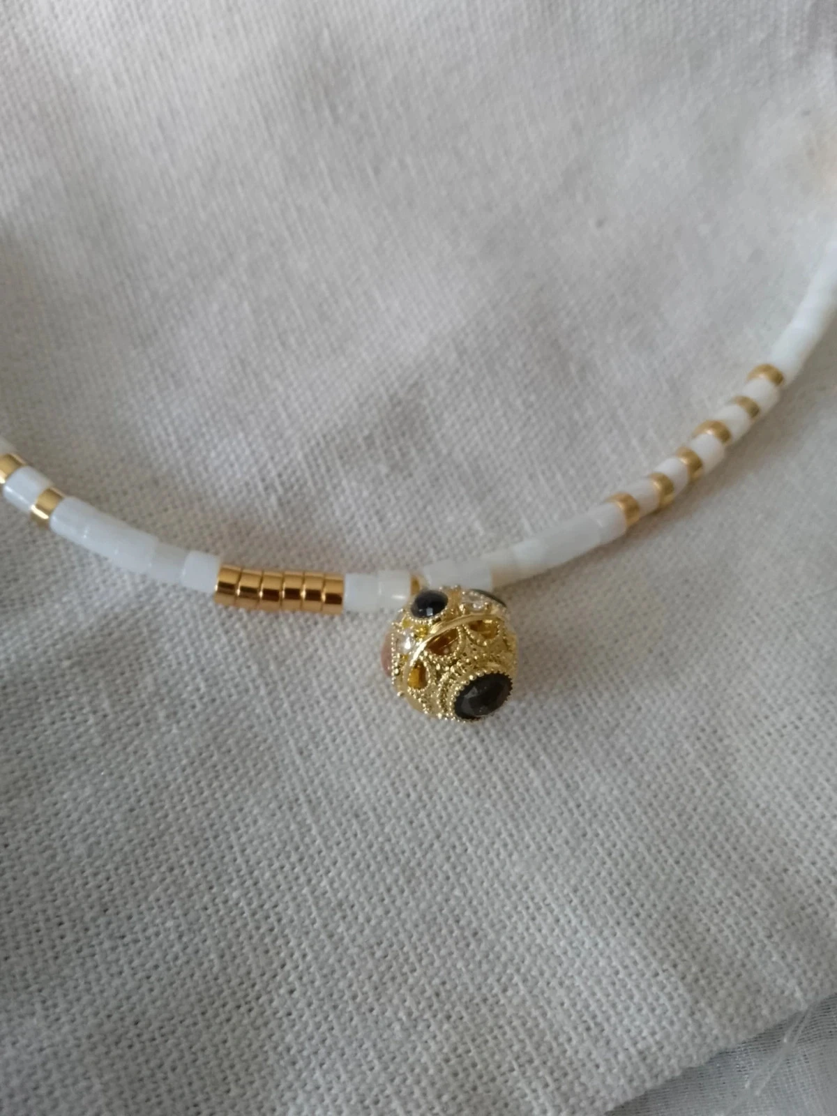 Collier pendentif talisman pierres naturelles – photo 4